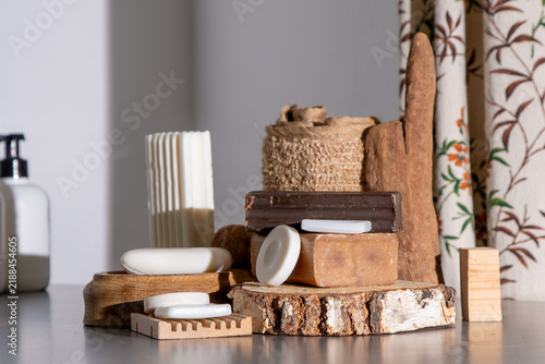 Cuadro en lienzo Natural Soap Bars Collection and Eco Decor