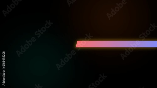 Dynamic Gradient Strip Text Masking Motion Graphic