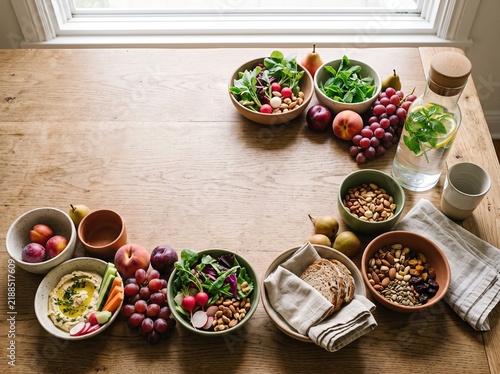 Low waste grazing table with reusable serveware