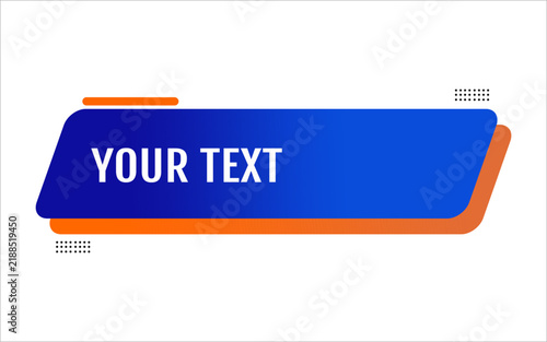 Geometric Green Text Box Template with Triangular Accents