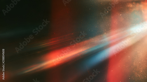 Vintage 35mm Film Grain Texture Background with Light Leak and Dust Scratch Overlay Effect