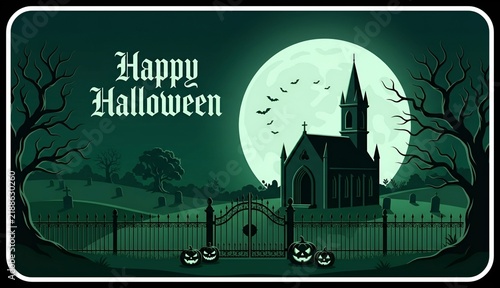 Halloween Background Collection – Haunted Houses, Castles, Pumpkins, Moon and Spooky Landscapes