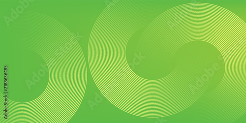 Abstract green background with circle line and halftone. Business green gradient background. Futuristic concept for graphic design, background, web design, poster, banner, book, slideshow