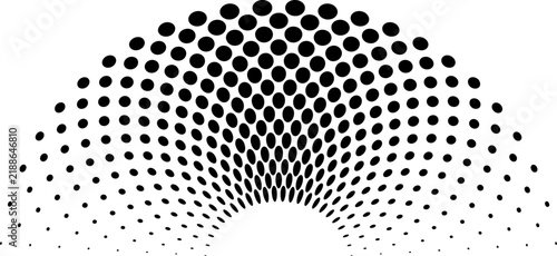 Abstract Halftone Dot Background Design	
