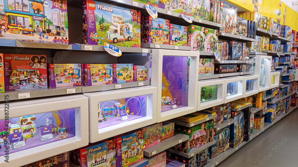 Obraz premium LEGO store inside view in Canada