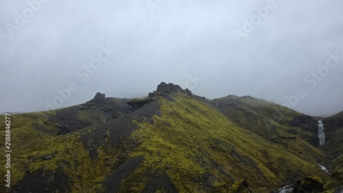 Bild auf Leinwand Múlagljúfur Canyon and Glacial Landscape in Iceland