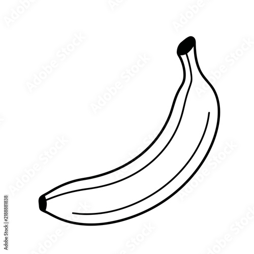 Simple Banana Outline