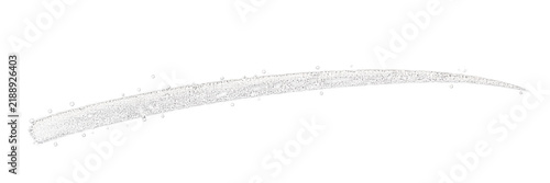White Chalk Underline Swoosh with Dust