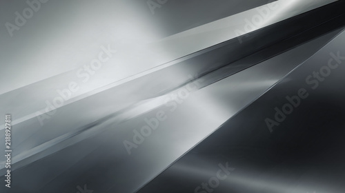 Sophisticated abstract background inspired by translucent smoked glass layers overlapping from the right edge, charcoal, graphite and subtle silver tones, realistic refraction and soft highlights