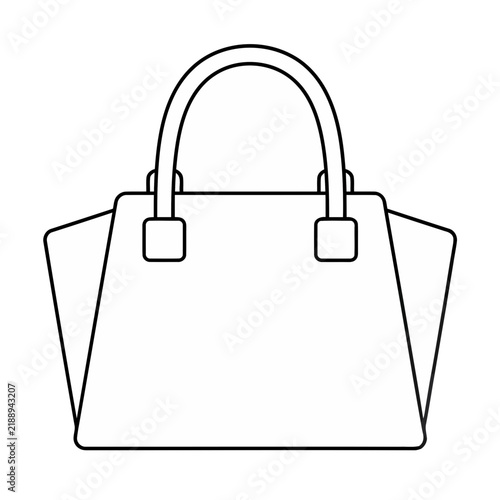 Outline of a handbag