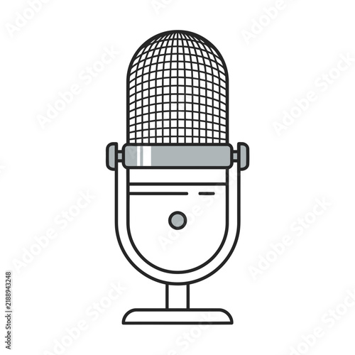 Retro Microphone Icon