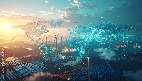Global Renewable Energy and Power Grid Infrastructure