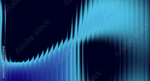 Abstract blue and cyan futuristic background featuring luminous vertical geometric