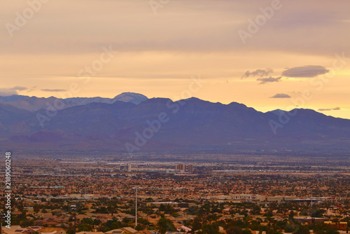 Colorful Sunset and Henderson Cityscape 2