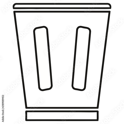 Trash can icon