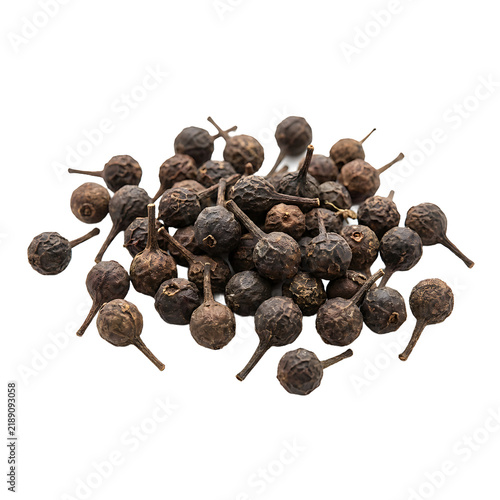 Cubeb Pepper Berry Isolated On Transparent Background