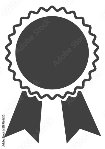 Black premium badge icon. Quality guarantee sign