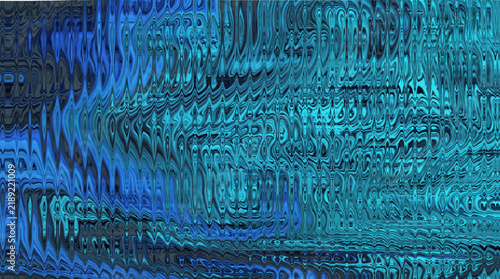 Canvastavla vibrant turquoise and deep blue liquid wave, bright cyan and navy fluid flow, hi