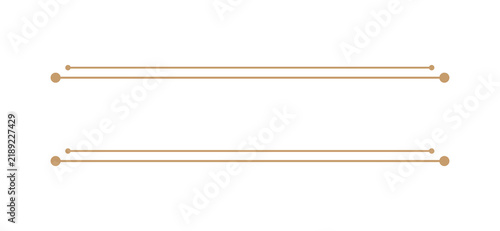 Double Horizontal Line Divider Separator Rule PNG Isolated on Transparent Background