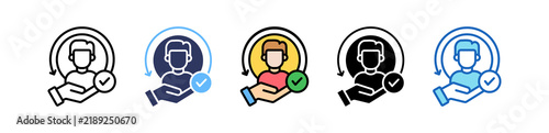 User Retention multiple icon