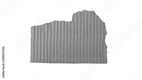 Torn and frayed paper edges, isolated on a transparent background.