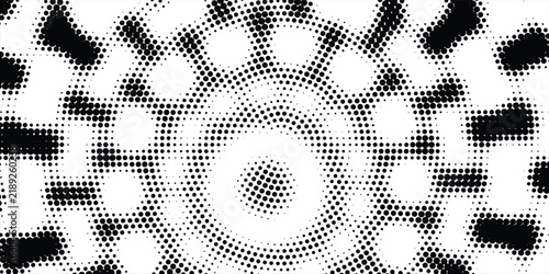Fotografía Halftone faded gradient texture