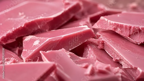 Pink Chocolate Shards Texture