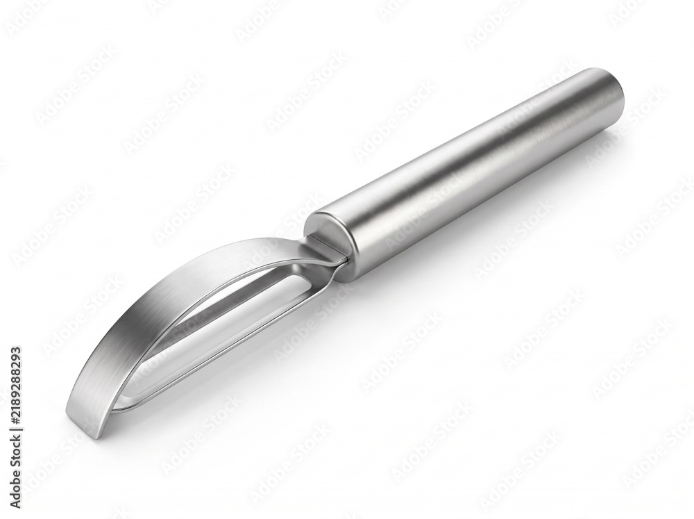 Fototapeta premium isolated handheld vegetable peeler white background