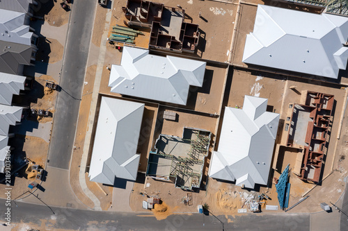Contruction site from new Property, aerial, view, eglinton, perth, western australia