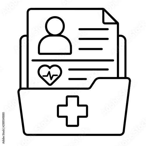 Patient Medical Record Icon