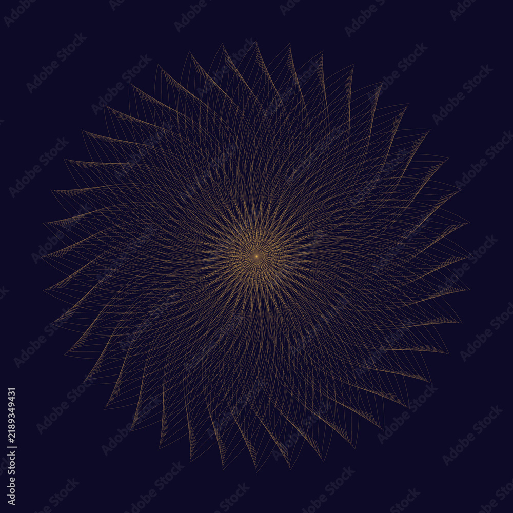 Obraz premium abstract fractal burst