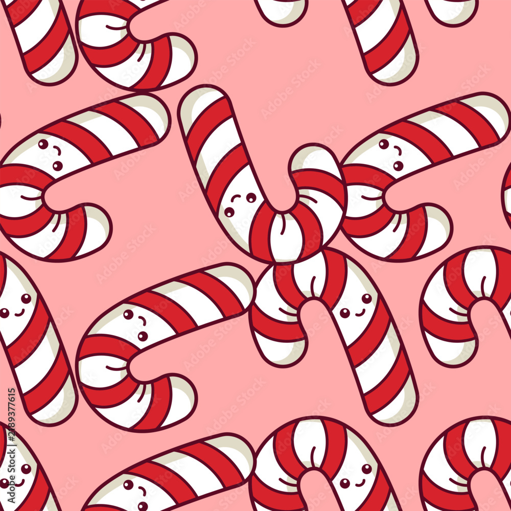 Obraz premium Cute Seamless Pattern Featuring a Christmas Holyday Icon for Newyear Celebrations