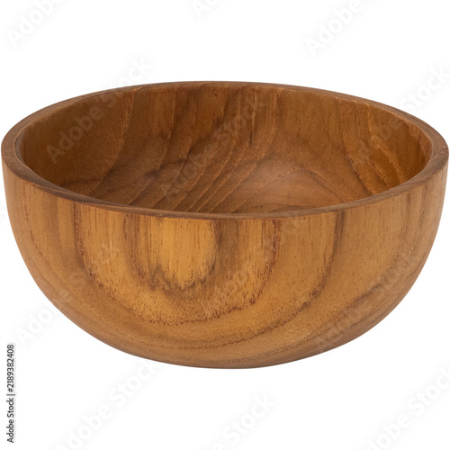 PNG Rustic Handmade Wooden Bowl with Wide Round Shape and Rich Brown Natural Wood Grain for Kitchen and Serving Use Isolated PNG Transparent Background PNG Wooden Bowl