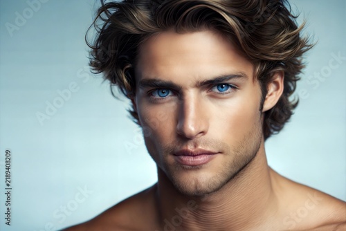 Portrait of a beautiful man