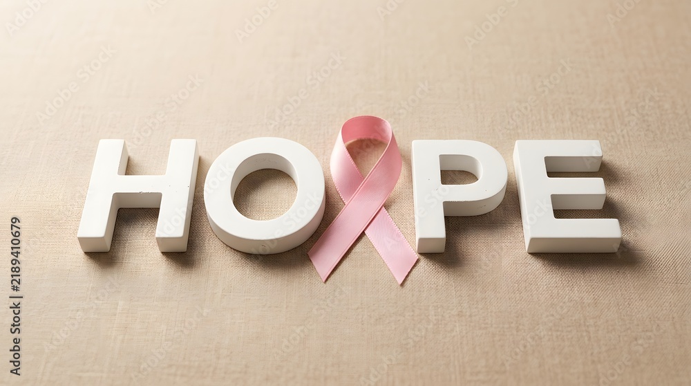 Obraz premium Spreading awareness and support for breast cancer a month dedicated to hope research early detection and empowering those affected by this challenging