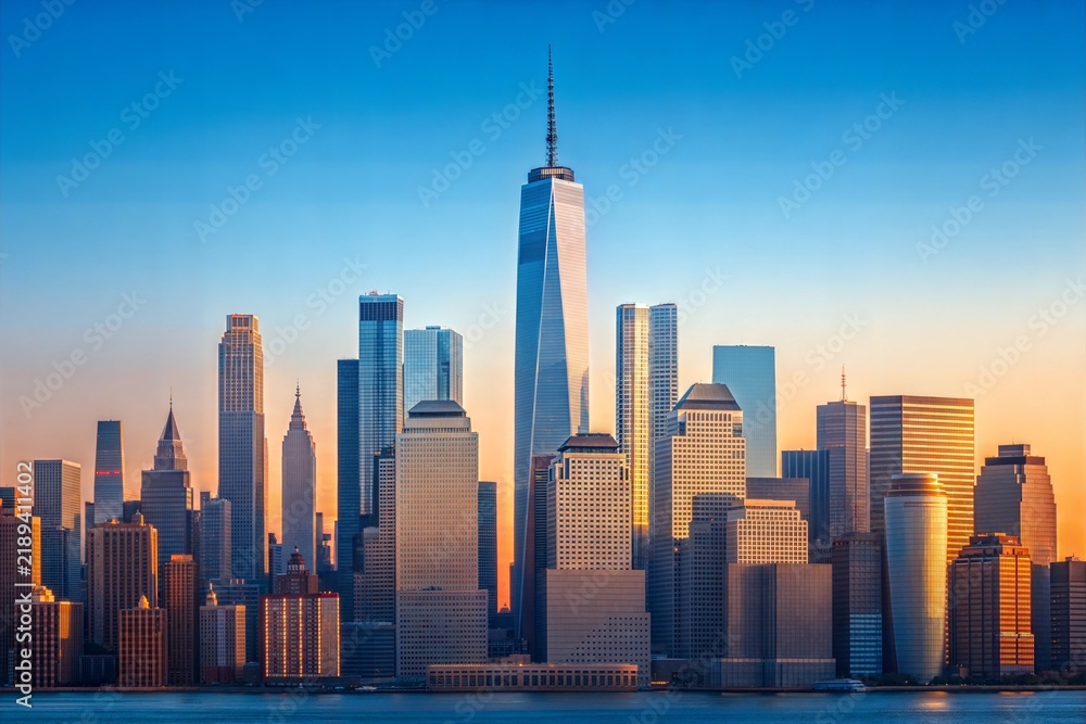 Fototapeta premium Morning New York Skyline