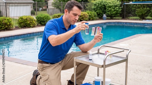 Residential Swimming Pool Water Chemistry Analysis By Maintenance Professional