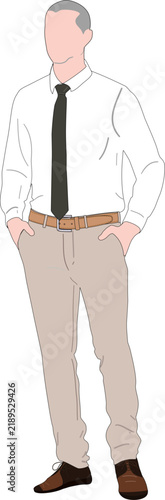 Suit and Tie Formal Attire Men