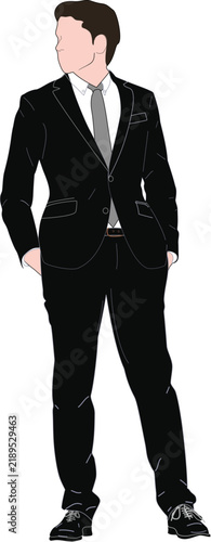Suit and Tie Formal Attire Men