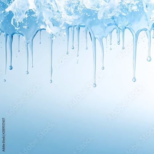 blue water drops background