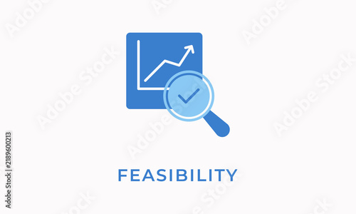 Feasibility Vector Icon Isolated On White Background        