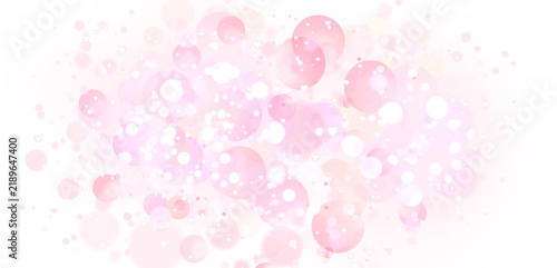 Pink bokeh