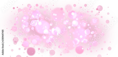 Pink bokeh