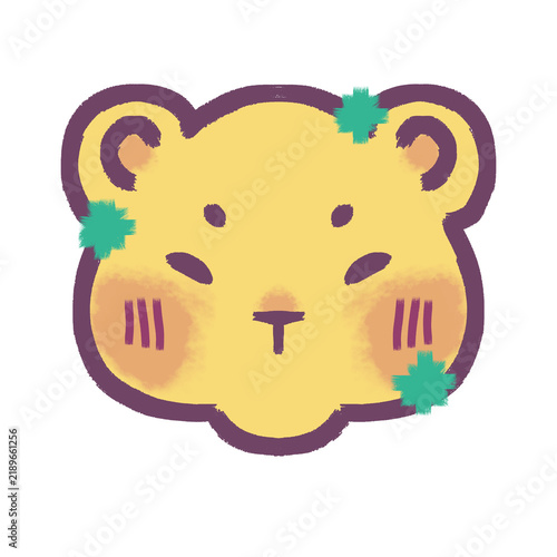 Fototapeta Bear orange