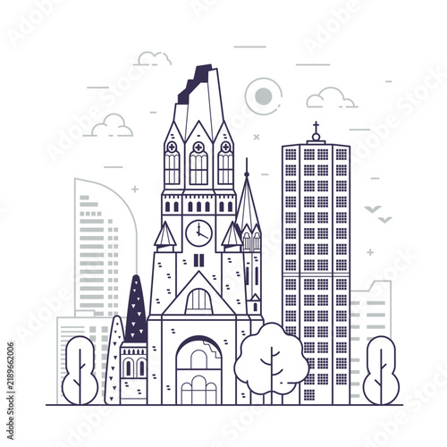 Kaiser Wilhelm Memorial Church Berlin Landmark
