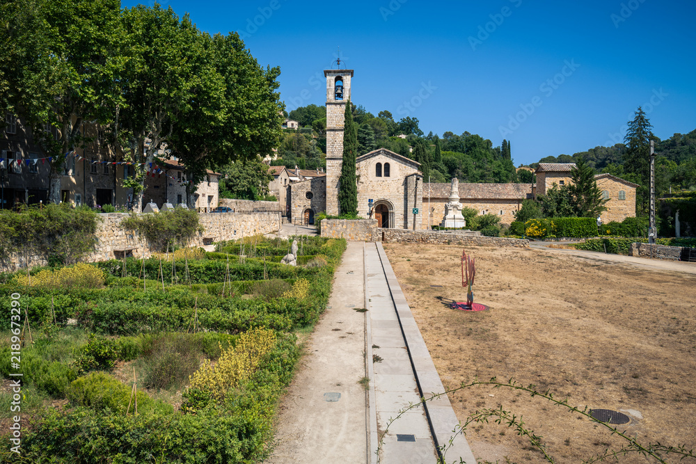 Fototapeta premium Historic village of Valbonne in Provence, French Riviera, France