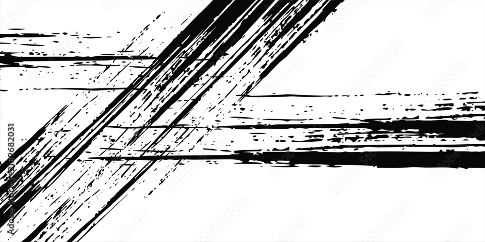Obraz premium High octane analog glitch vector texture featuring heavy noise destruction, distorted overlay layers, and precision halftone print screens.