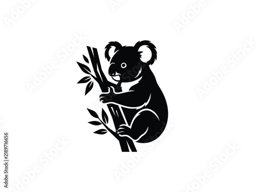 Canvas Print Koala holding eucalyptus branch 20260912041254