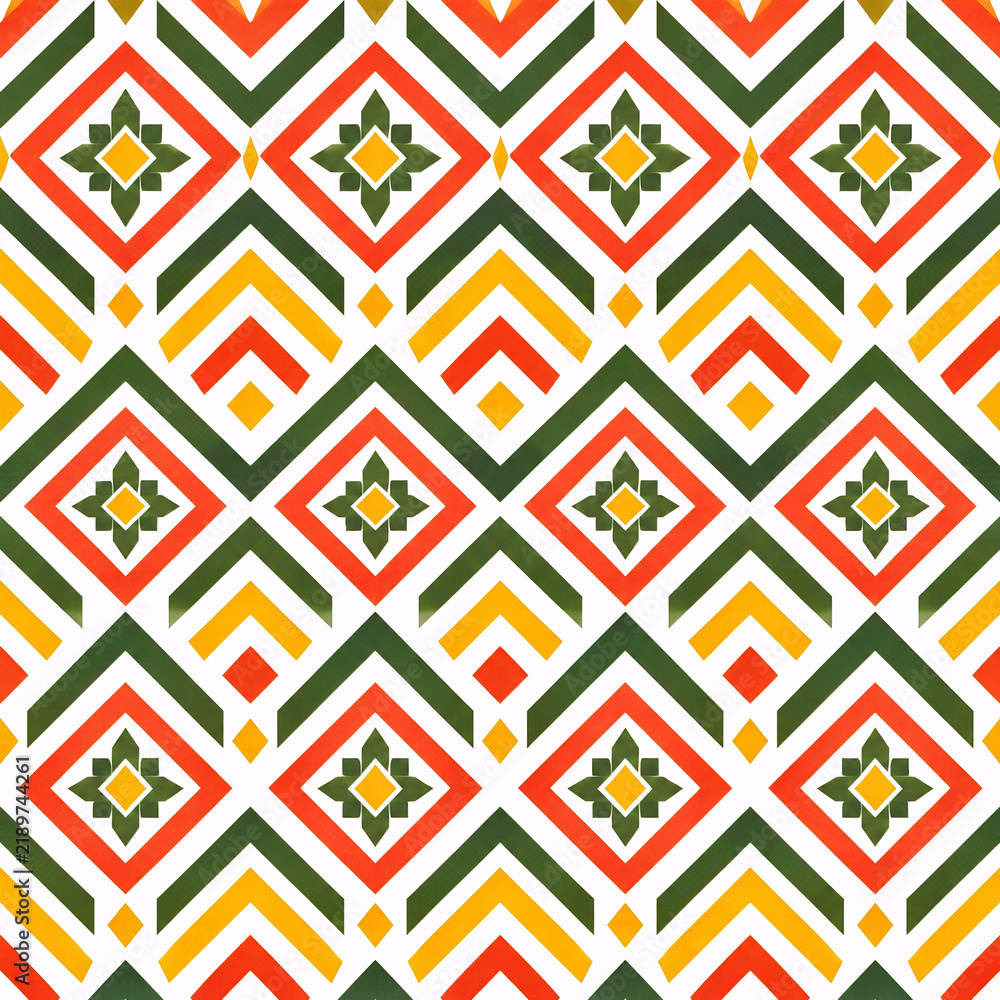 Obraz premium seamless geometric pattern