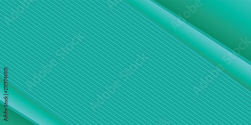 Abstract Green Gradient Background Featuring Diagonal Striped Lines and Smooth Geometric Shapes for Modern Design Presentations